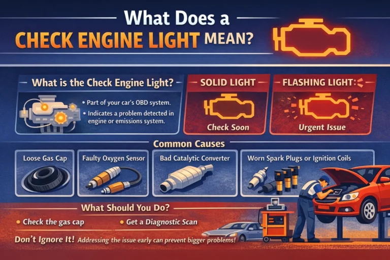 Common Reasons the Check Engine Light Comes On